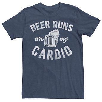 Men's Beer Runs Are My Cardio Mug With Foam Tee