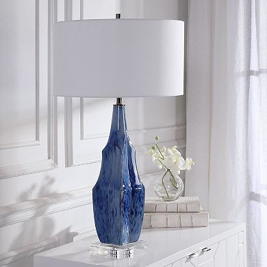 Uttermost Everard Blue Table Lamp