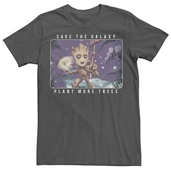Men's Marvel Plant Groots Comic Tee