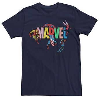 Men's Marvel Logo Ensemble Comic Tee