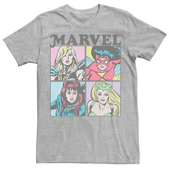 Men's Marvel Ladies Retro Comic Tee