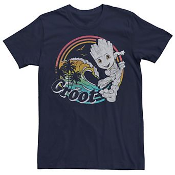 Men's Marvel Beach Groot Comic Tee