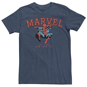 Men's Marvel Collegiate Spidey Comic Tee