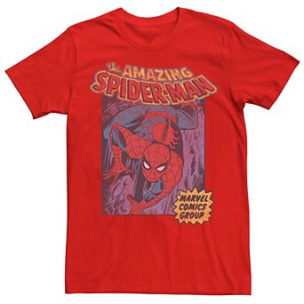 Men's Marvel Spidey Cover Comic Tee