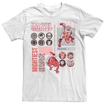Men's Marvel Glitched Heroes Comic Tee