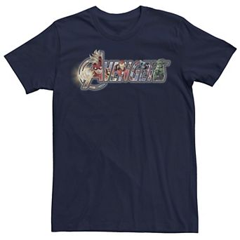 Men's Marvel Avengers Logo Fill Tee