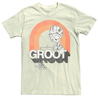 Men's Marvel Guardians Of The Galaxy Groot Fishing Outline Tee
