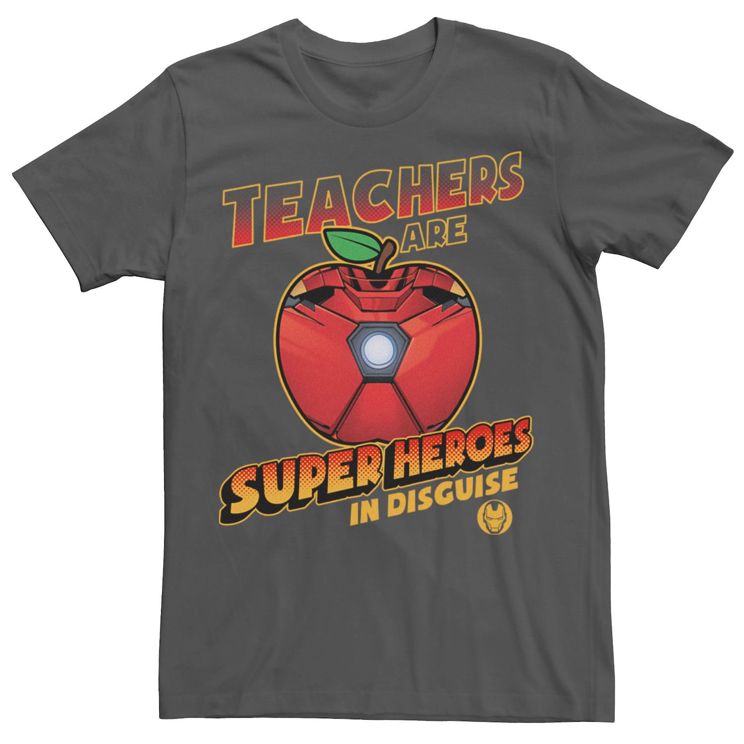 Image for Licensed Character Men's Marvel Teachers Are Super Heroes In Disguise Iron Man Tee at Kohl's.