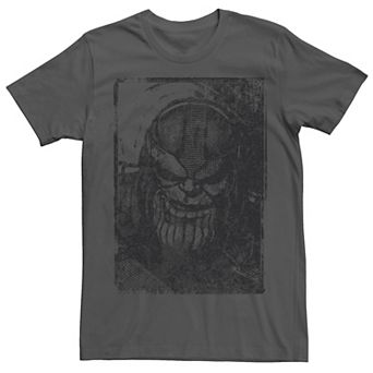 Men's Marvel Avengers Thanos Panel Sketch Tee
