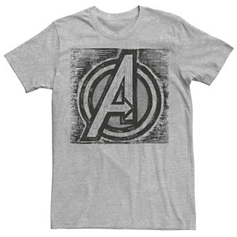 Men's Marvel Avengers Logo Sketch Tee