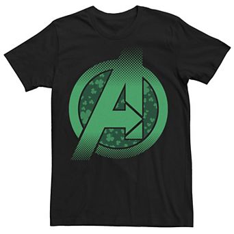 Men's Marvel St. Patrick's Day Avengers Logo Tee