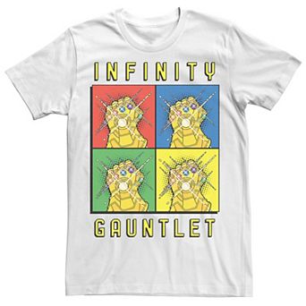Men's Marvel Avengers Infinity Gauntlet Pop Art Box Up Tee