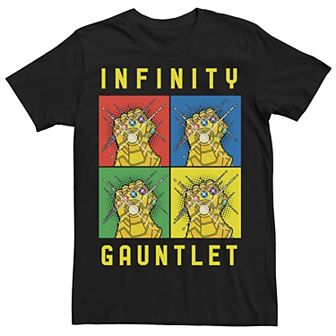 Men's Marvel Avengers Infinity Gauntlet Pop Art Box Up Tee