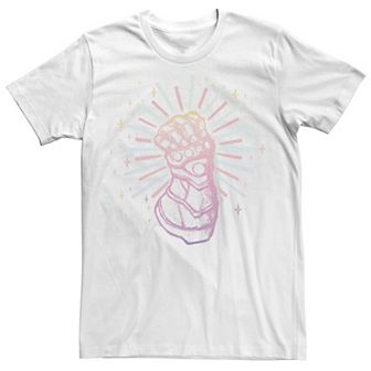 Men's Marvel Avengers Infinity Gauntlet Pastel Sketch Tee