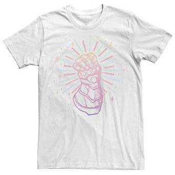 Men's Marvel Avengers Infinity Gauntlet Pastel Sketch Tee