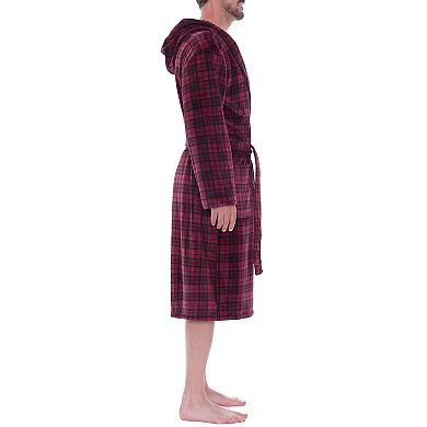 Big & Tall Residence Sueded Fleece Hooded Robe