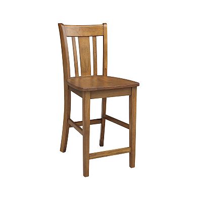 International Concepts San Remo Hardwood Counter Stool