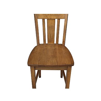 International Concepts San Remo Hardwood Counter Stool