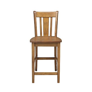 International Concepts San Remo Hardwood Counter Stool