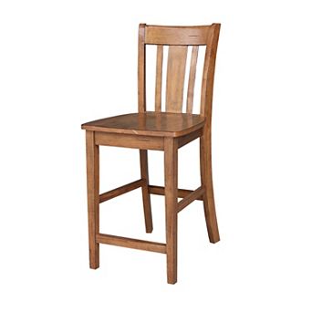 International Concepts San Remo Hardwood Counter Stool