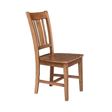 International Concepts San Remo Solid Hardwood Dining Chair 2-Piece Set
