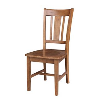 International Concepts San Remo Solid Hardwood Dining Chair 2 pc Set