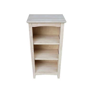 International Concepts Shaker 3-Shelf Bookcase