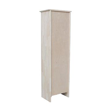 International Concepts Shaker 5-Shelf Rustic Finish Bookcase
