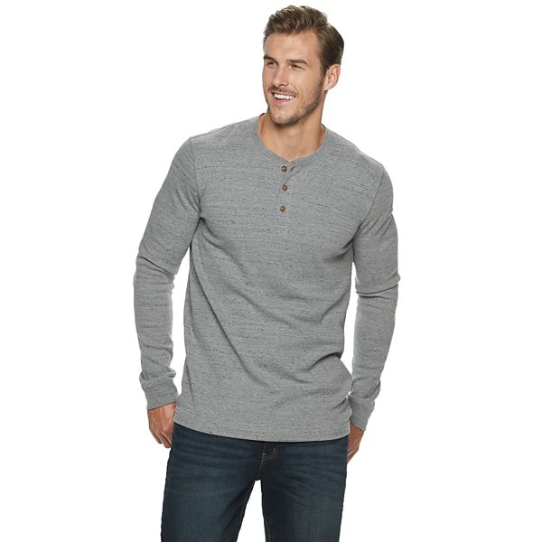 Big & Tall Sonoma Goods For Life® Supersoft Modern-Fit Thermal Henley