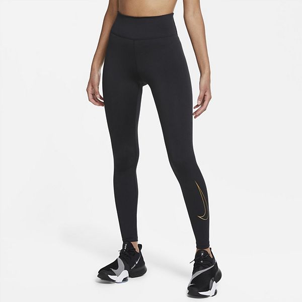 Nike One Icon Clash Women's Mid-Rise Leggings (as1, Alpha, x_s