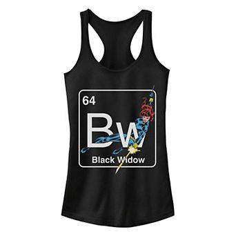 Juniors' Marvel Avengers Black Widow Element Tank Top