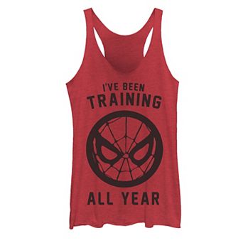 Juniors' Marvel Spider-Man I've Been Training All Year Graphic Tank Top
