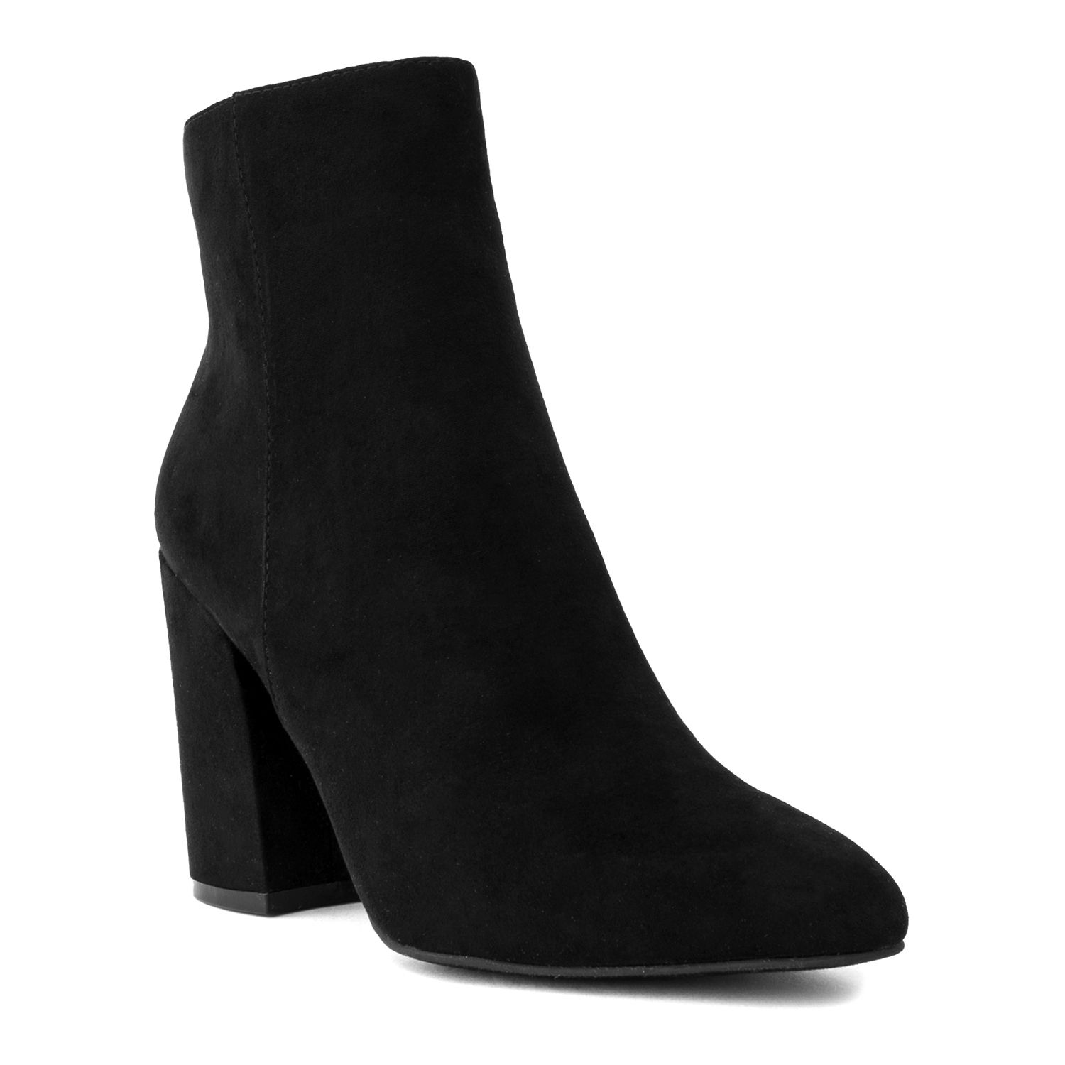 kohls red ankle boots