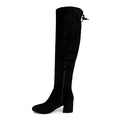 sugar Ollie Women's Over-the-Knee Dress Boots