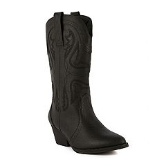 Black on sale booties kohls