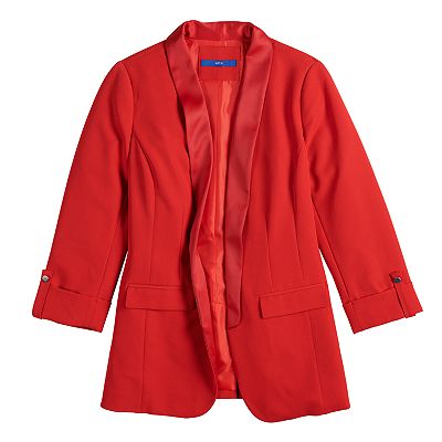 Women s Apt. 9 Open Front Long Boyfriend Blazer