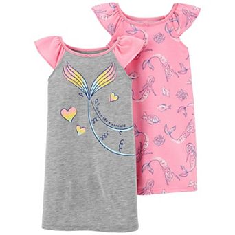 Girls 4-14 Carter's 2-Pack Nightgowns