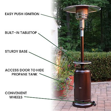 Hanover Accessories 7-ft. 41,000 BTU Umbrella Propane Patio Heater