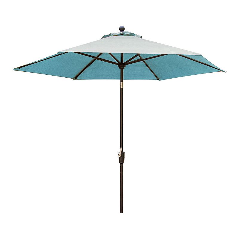 Hanover Accessories Table Outdoor Umbrella, Blue