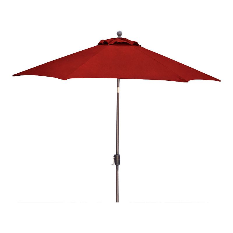 Hanover Accessories Table Outdoor Umbrella, Red