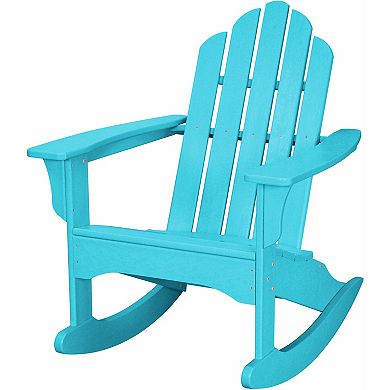 Hanover Accessories All-Weather Rocking Adirondack Patio Chair & End Table 3-piece Set