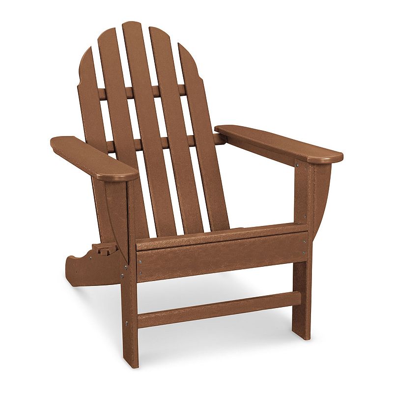 Hanover Accessories Classic All-Weather Adirondack Chair, Brown