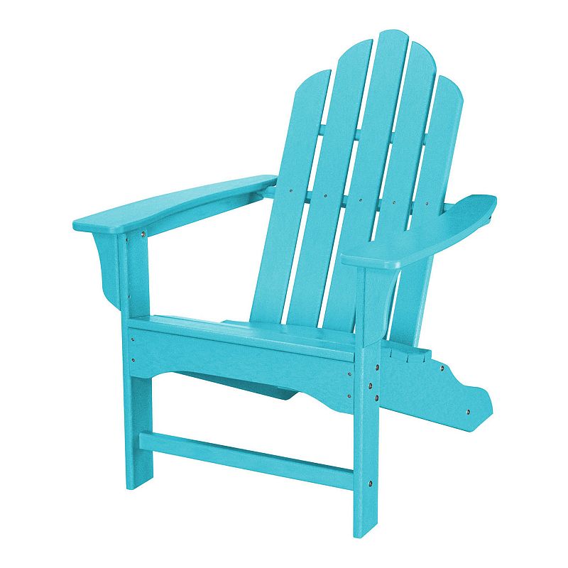 Hanover Accessories All-Weather Contoured Adirondack Chair, Blue