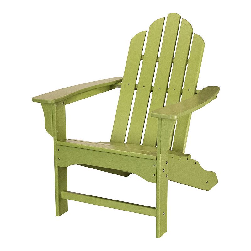 Hanover Accessories All-Weather Contoured Adirondack Chair, Green