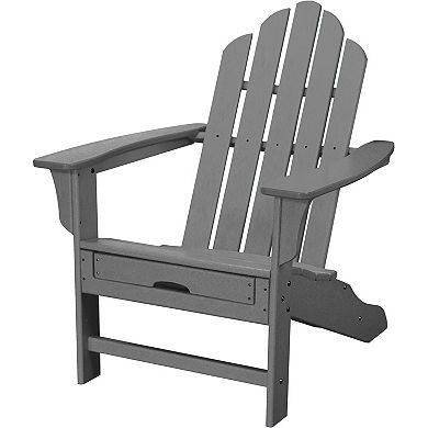 Hanover Accessories All-Weather Contoured Hideaway Ottoman Adirondack Chair