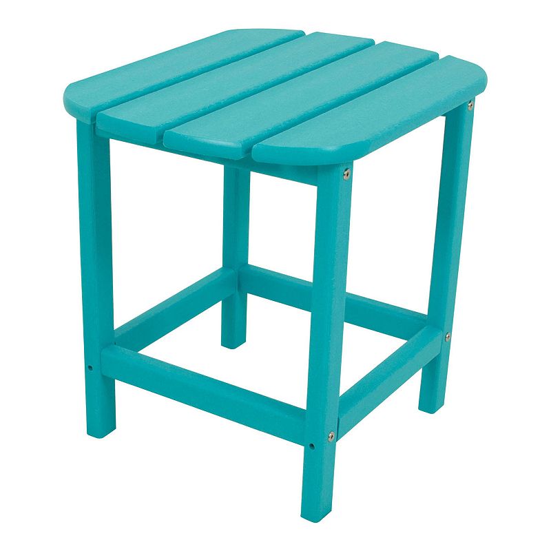 Hanover Accessories All-Weather End Table, Blue