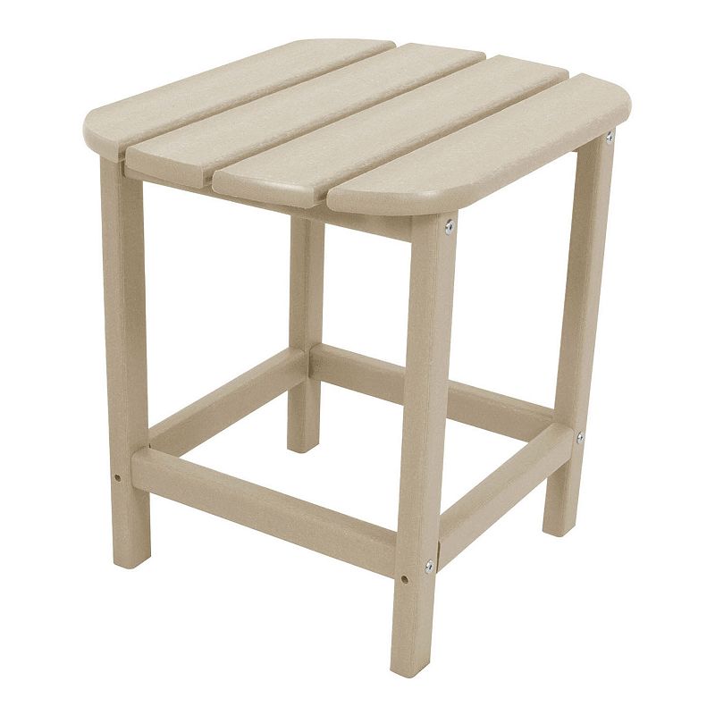 Hanover Accessories All-Weather End Table, Beig/Green