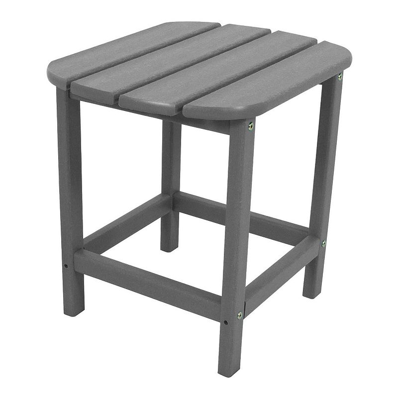Hanover Accessories All-Weather End Table, Grey