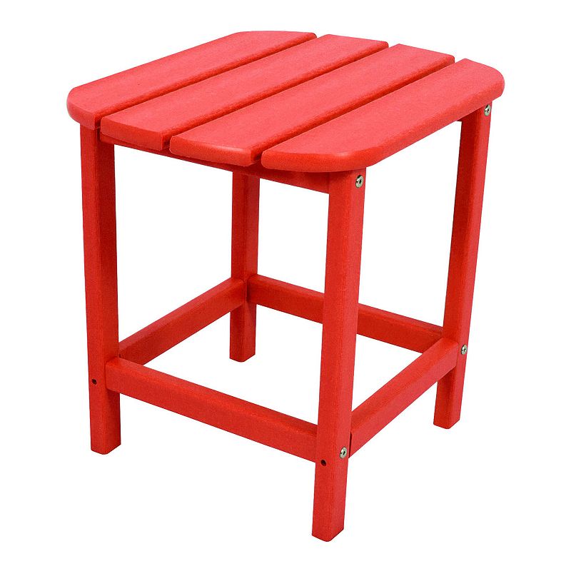 Hanover Accessories All-Weather End Table, Red