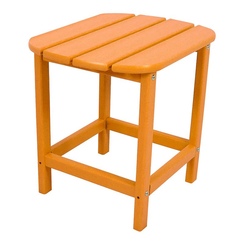 Hanover Accessories All-Weather End Table, Orange
